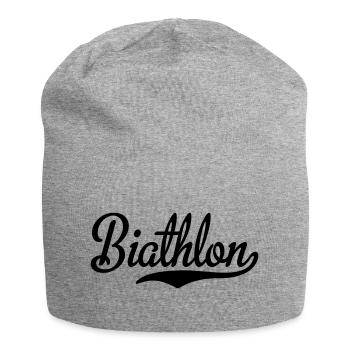 Biathlon - Bonnet en jersey - gris chiné - Devant