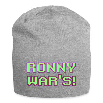 Ronny war s - Jersey-Beanie - Grau meliert - Vorne