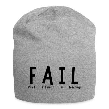 Fail - Jersey Beanie - heather grey - Front