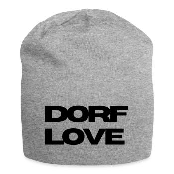 Dorflove2 - Jersey-Beanie - Grau meliert - Vorne