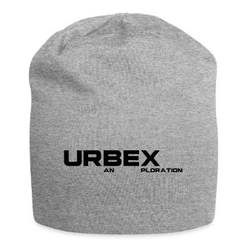 URBEX Urban Exploration - Jersey-Beanie - Grau meliert - Vorne