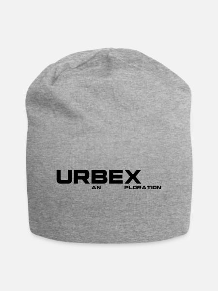 URBEX Urban Exploration - Jersey-Beanie - Grau meliert