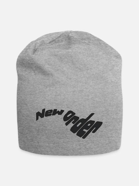 New Order - Jersey-Beanie - Grau meliert