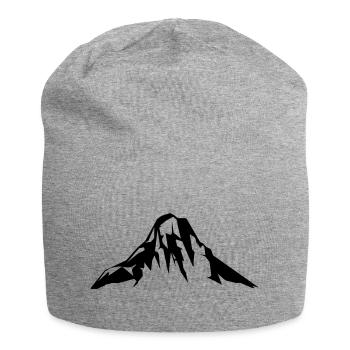 Montagnes Montagnes - Bonnet en jersey - gris chiné - Devant