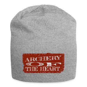 Romanticism Sayings Happy Love Stories Passion - Jersey Beanie - heather grey - Front