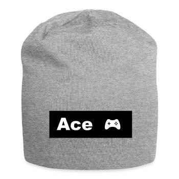 Ace: Das Signet des Überlegenen - Jersey-Beanie - Grau meliert - Vorne