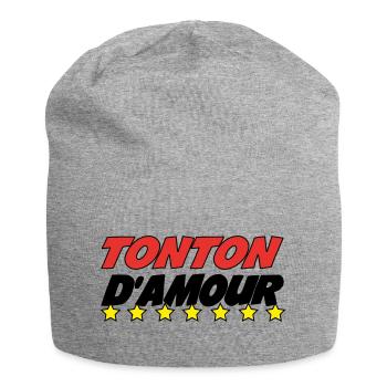 UNCLE of love - Jersey Beanie - heather grey - Front