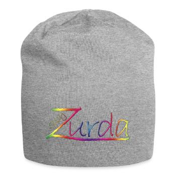 Je suis gaucher - Bonnet en jersey - gris chiné - Devant