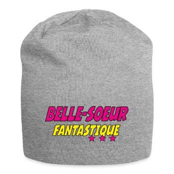 Beautiful Sister FANTASTIC - Jersey Beanie - heather grey - Front