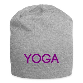 Yoga - Méditation - Récupération mentale - Relax - Bonnet en jersey - gris chiné - Devant