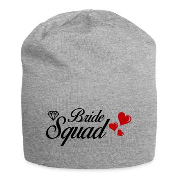 bride squad - Jersey-Beanie - Grau meliert - Vorne