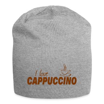 J’ADORE LE CAPPUCCINO - Bonnet en jersey - gris chiné - Devant
