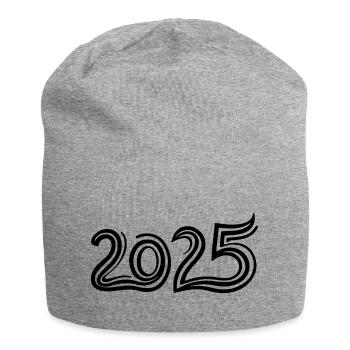 2025 - Jersey-Beanie - Grau meliert - Vorne