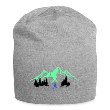 Snowboarding - Jersey-Beanie - Grau meliert - Vorne