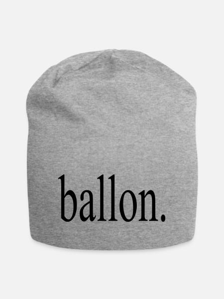 Ballon - Jersey-Beanie - Grau meliert
