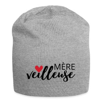 Mère veilleuse cadeau parfait pour Maman - Bonnet en jersey - gris chiné - Devant