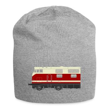 V180 BR 118 halb - Jersey-Beanie - Grau meliert - Vorne