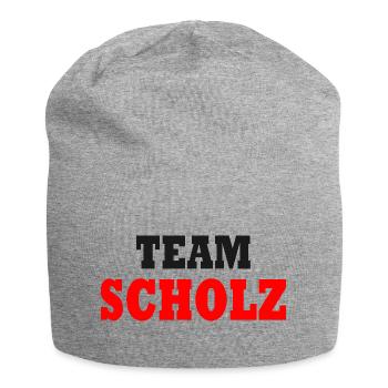Team scholz - Jersey Beanie - heather grey - Front