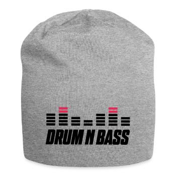 drum bass - Jersey-Beanie - Grau meliert - Vorne