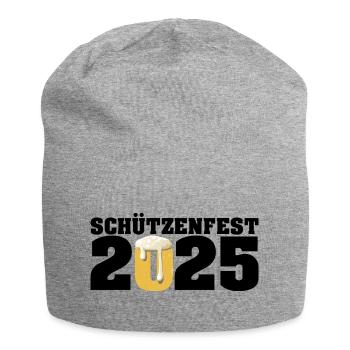 Schützenfest 2025 - Jersey-Beanie - Grau meliert - Vorne
