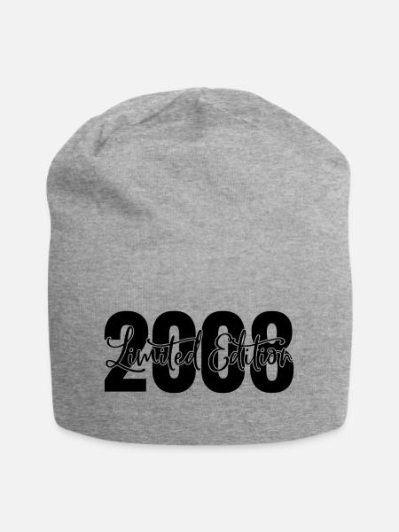 Limited edition 2008 - Jersey-Beanie - Grau meliert
