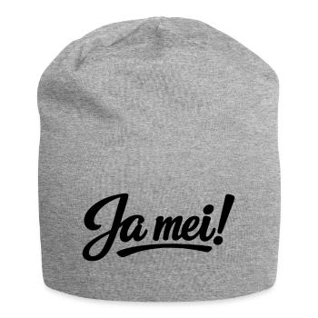 Yes Mei - Jersey Beanie - heather grey - Front