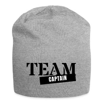 Team Captain - Kapitän Coach Trainer Gruppe Chef - Jersey Beanie - heather grey - Front
