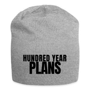 Schildkroete - Hundred Year Plans - Reptilien - Jersey-Beanie - Grau meliert - Vorne