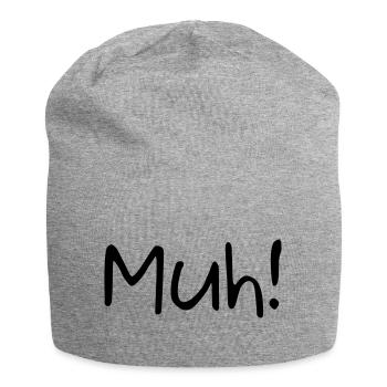 Muh! - Jersey-Beanie - Grau meliert - Vorne