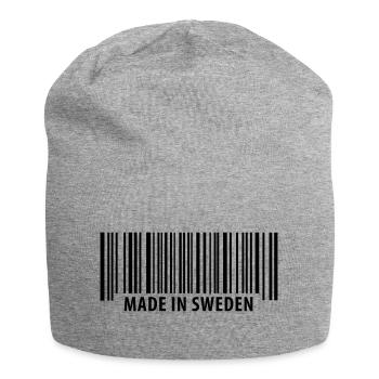 Made in Sweden - Jersey-Beanie - Grau meliert - Vorne