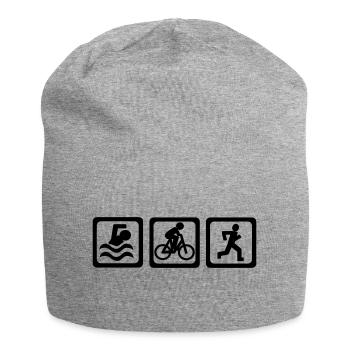 Triathlon - Jersey Beanie - heather grey - Front