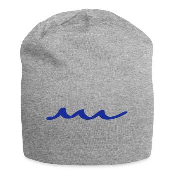 wellen - Jersey-Beanie - Grau meliert - Vorne