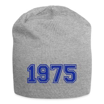 1975 - Jersey-Beanie - Grau meliert - Vorne