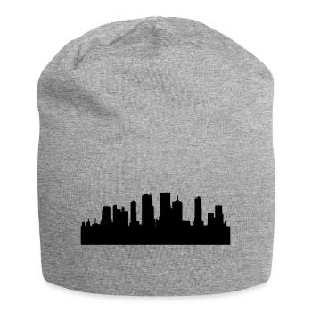 Skyscraper city - Jersey Beanie - heather grey - Front