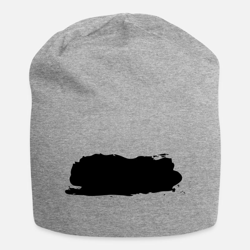 Klecks - Jersey-Beanie - Grau meliert