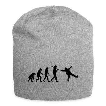 Evolution : Drunk - Jersey-Beanie - Grau meliert - Vorne