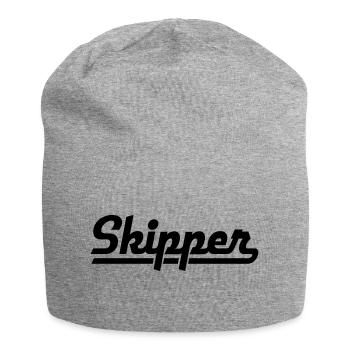 Skipper - Jersey Beanie - heather grey - Front