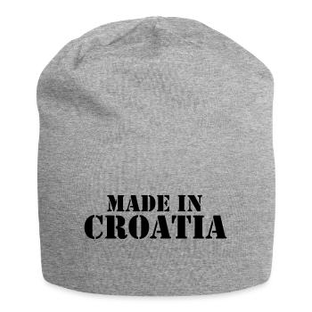 Croatia - Croatia - Hrvatska - Jersey Beanie - heather grey - Front