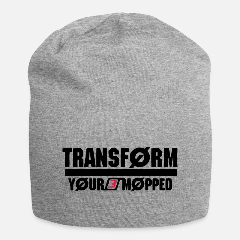 Transform - Jersey-Beanie - Grau meliert