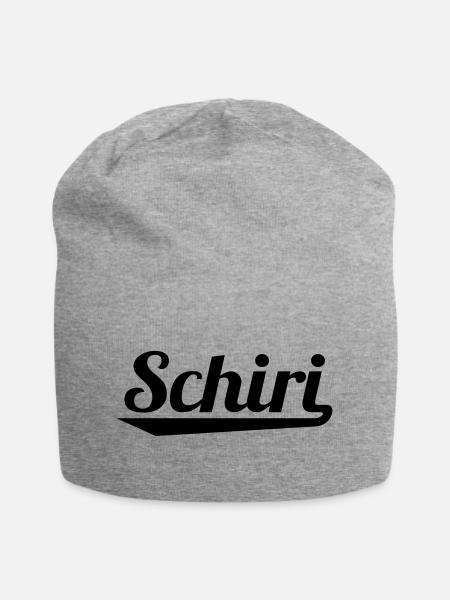 schiri - Jersey-Beanie - Grau meliert
