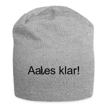 Aales klar - Jersey-Beanie - Grau meliert - Vorne