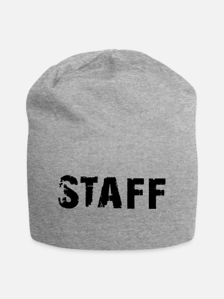 staff - Jersey-Beanie - Grau meliert