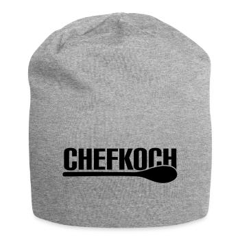 Chefkoch - Jersey-Beanie - Grau meliert - Vorne