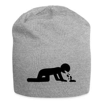 kotzen? - Jersey-Beanie - Grau meliert - Vorne