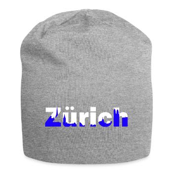 zürich - Bonnet en jersey - gris chiné - Devant