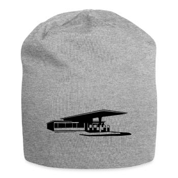 Tankstelle - Jersey-Beanie - Grau meliert - Vorne
