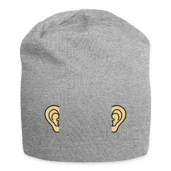 ears - Jersey Beanie - heather grey - Front