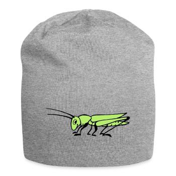 Sauterelle - Bonnet en jersey - gris chiné - Devant
