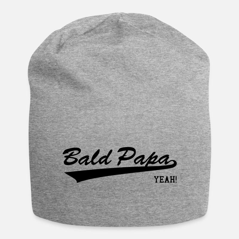Vater - Jersey-Beanie - Grau meliert