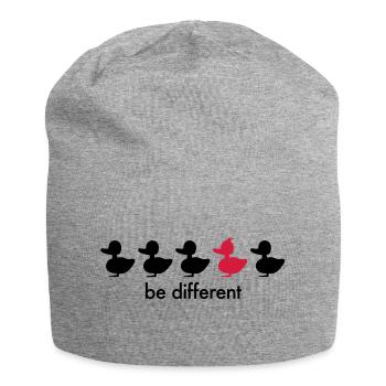 être différente bec de canard de canard Iroquois - Bonnet en jersey - gris chiné - Devant